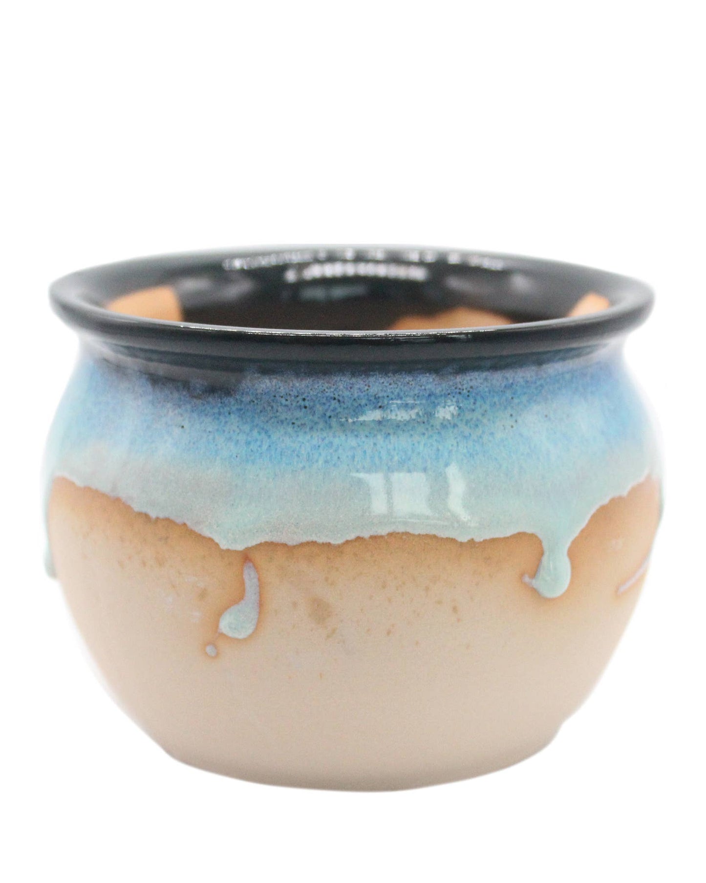 Ceramic Navy Drip Pot