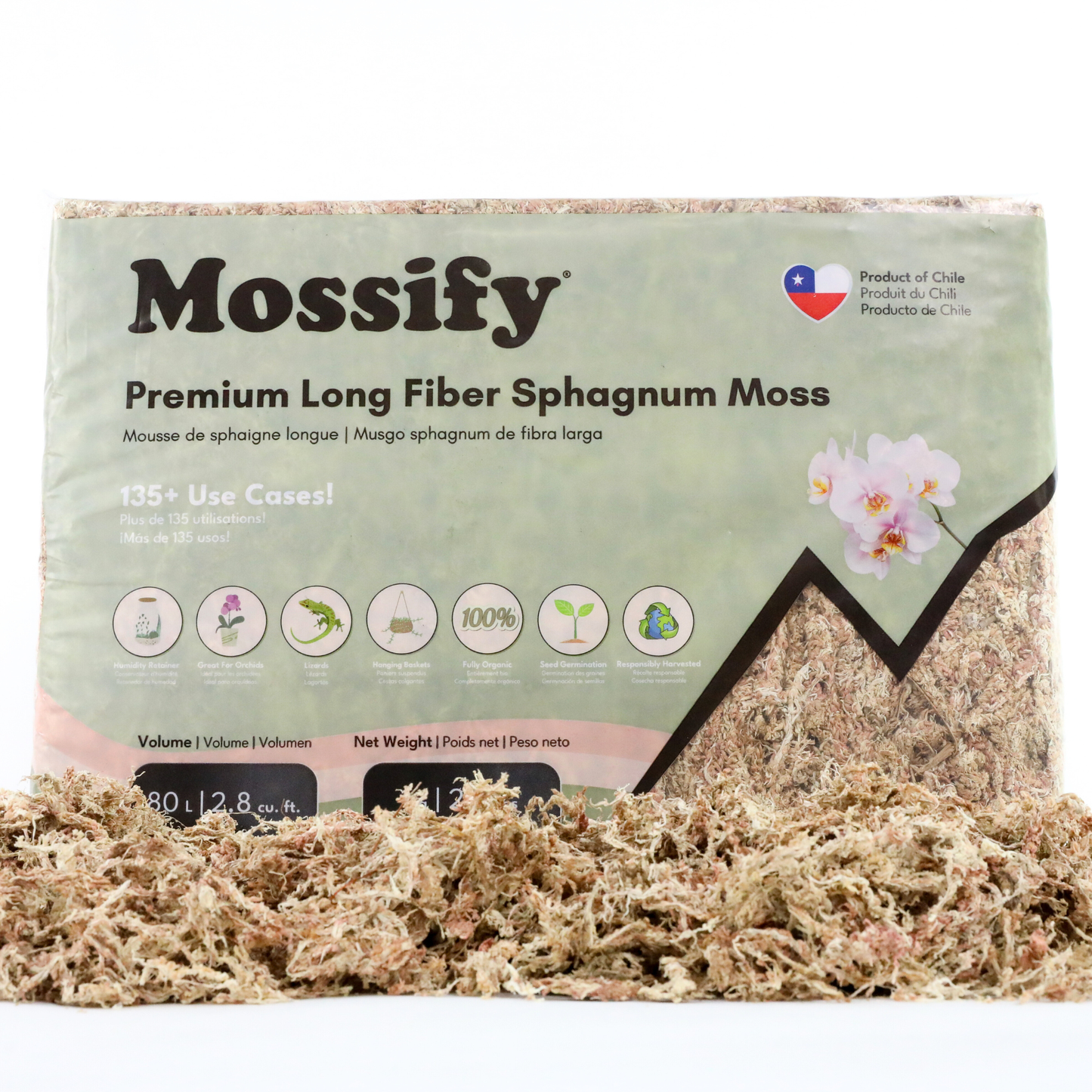 Long Fibre Sphagnum Moss Mossify