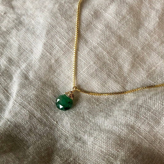 Ava Necklace | Emerald