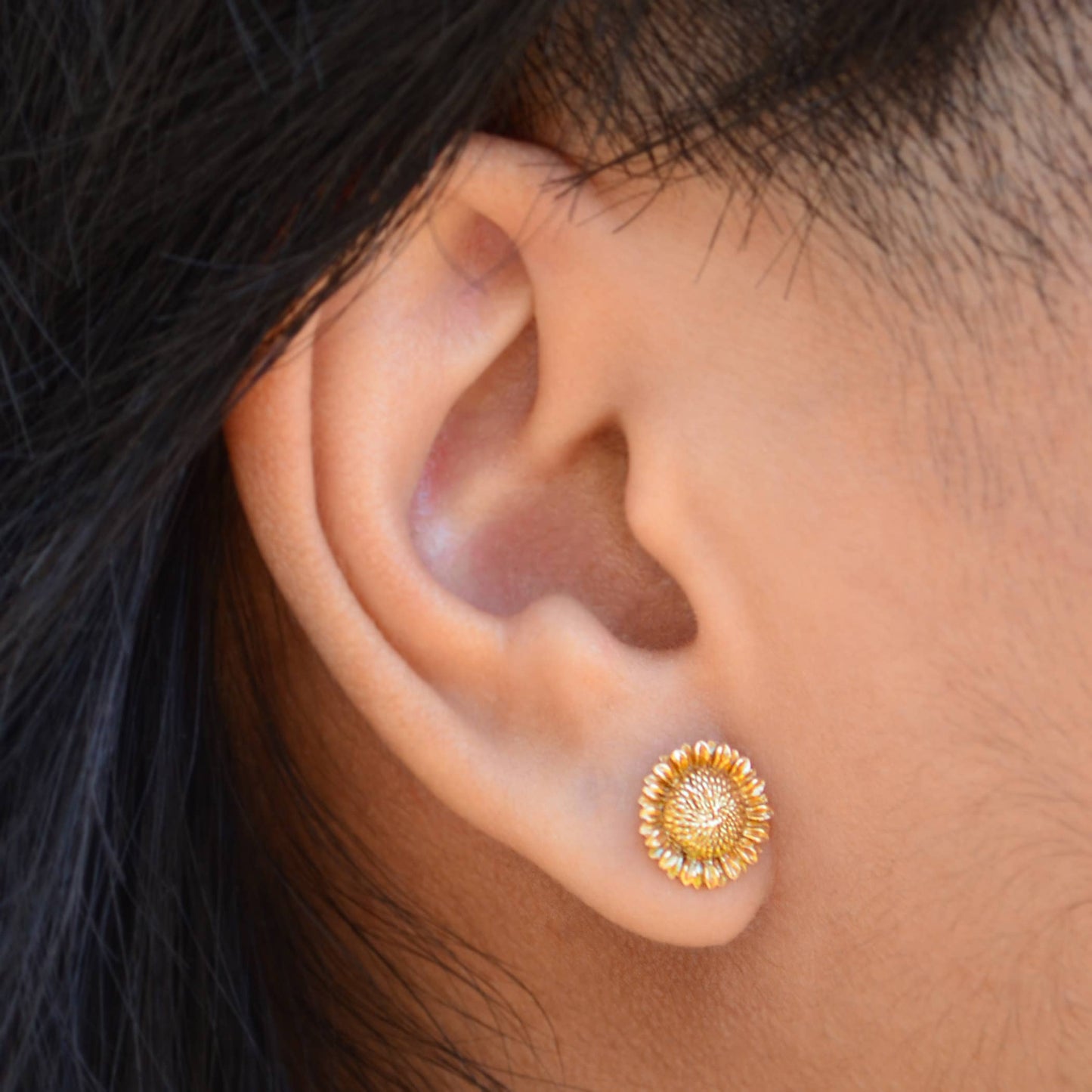 Sunflower Stud Earrings