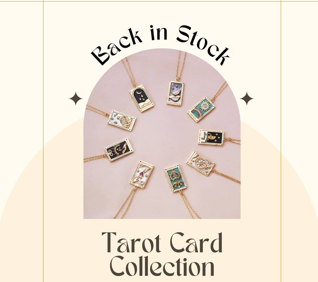 Tarot Card Necklace | The Moon