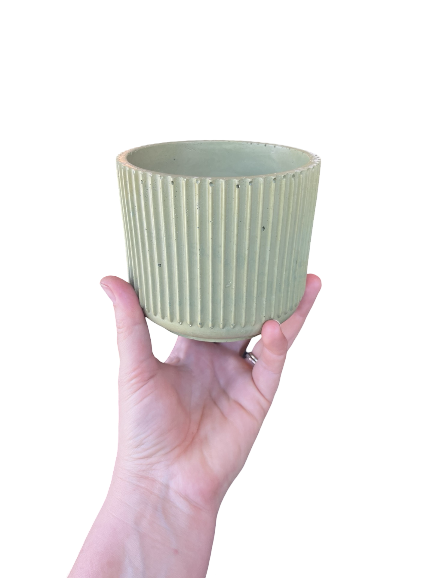 Ridged Concrete Planter | Planter' Here