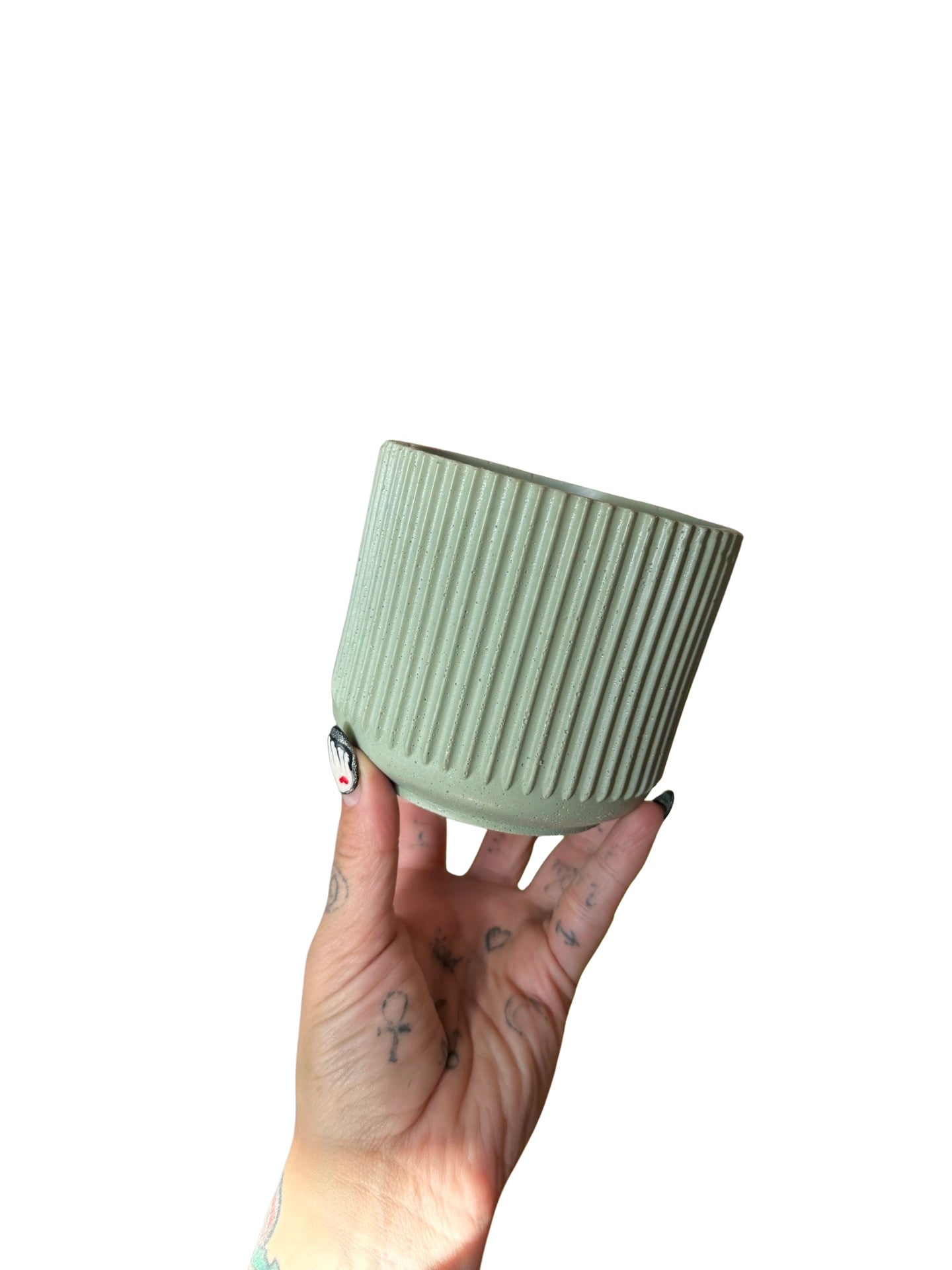 Ridged Concrete Planter | Planter' Here