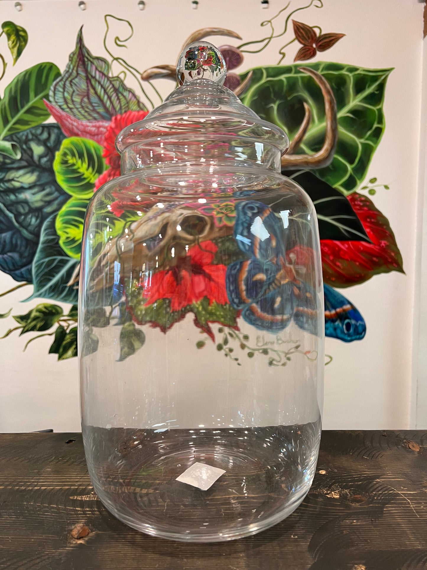 Glass Terrarium With Lid
