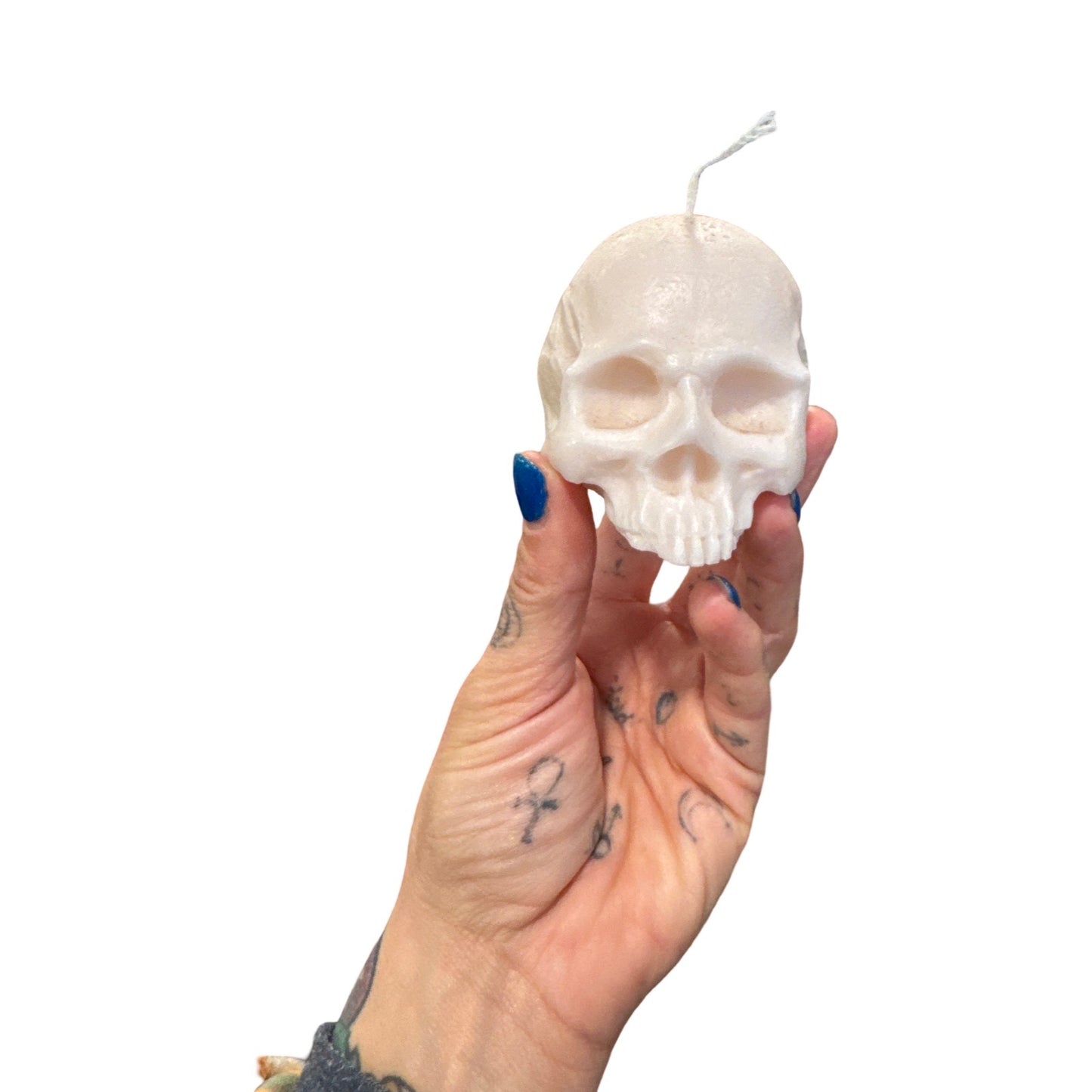 Half Skull Candle