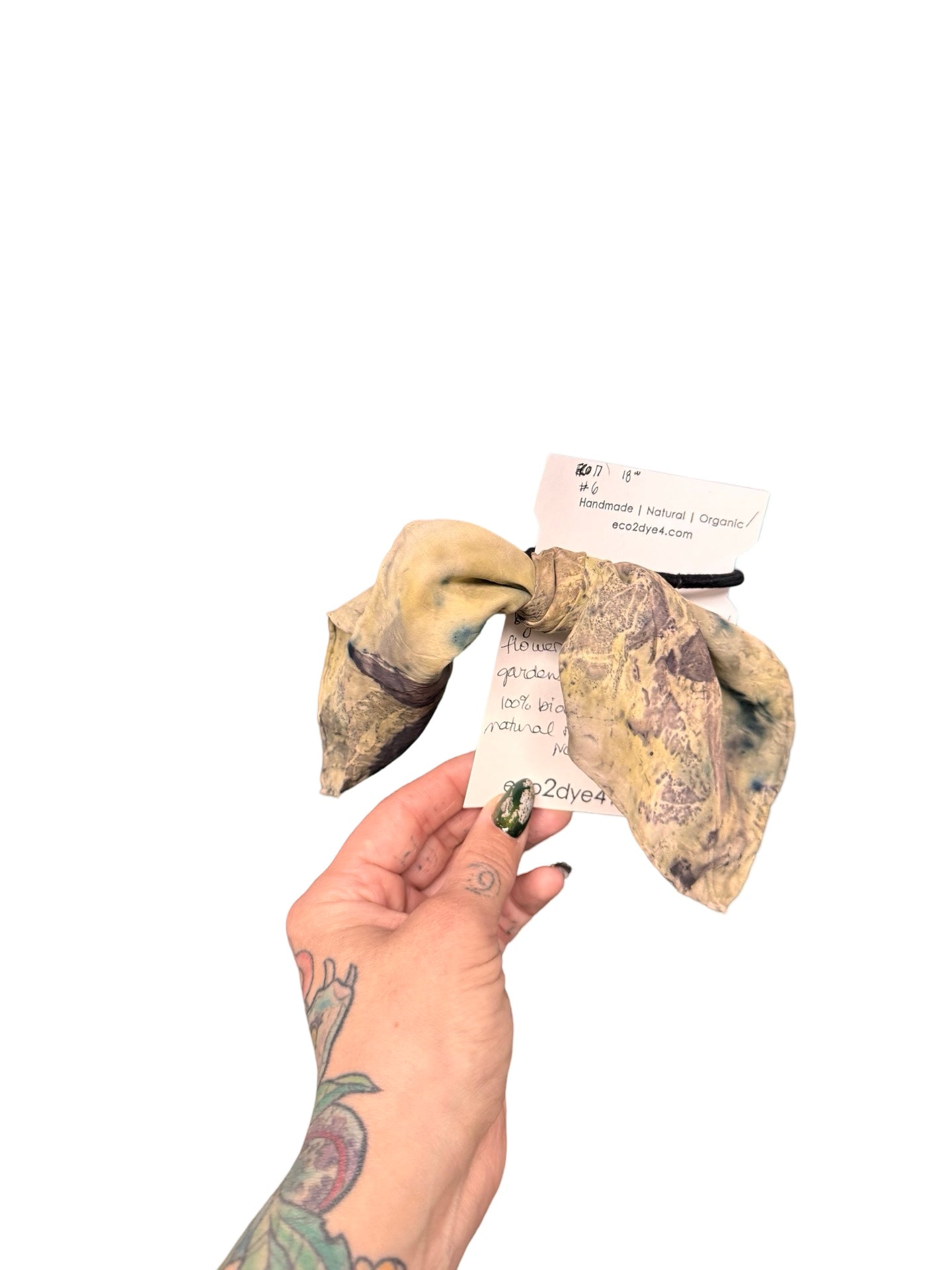 Botanically Dyed Silk Hair Ties