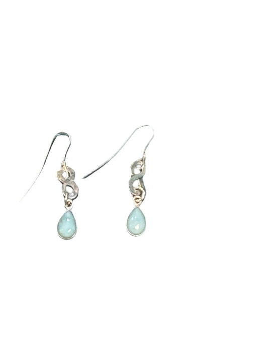 Infiniti Gemstone Dangle Earrings