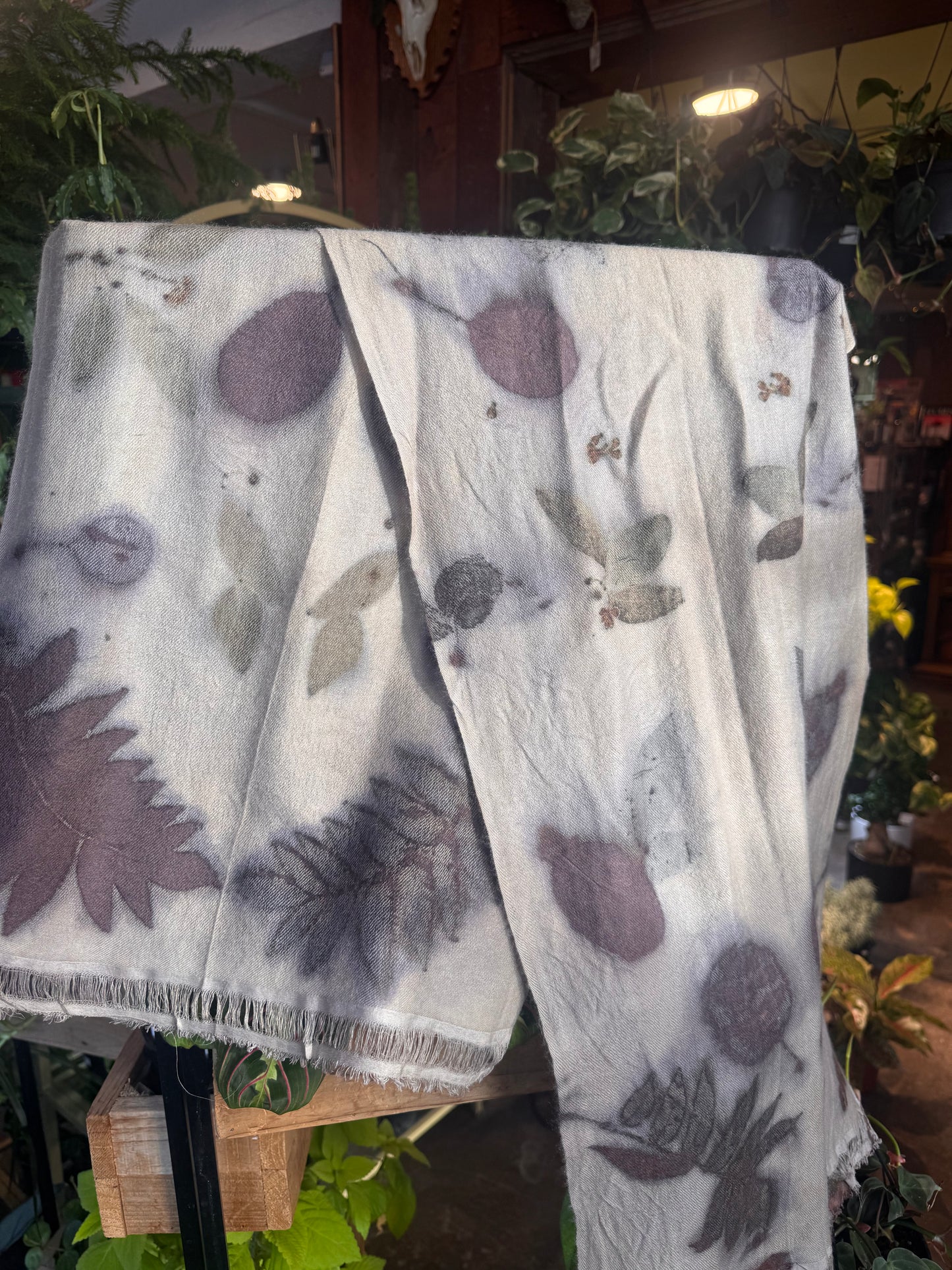 Botanically Dyed Silk/Cashmere Scarves