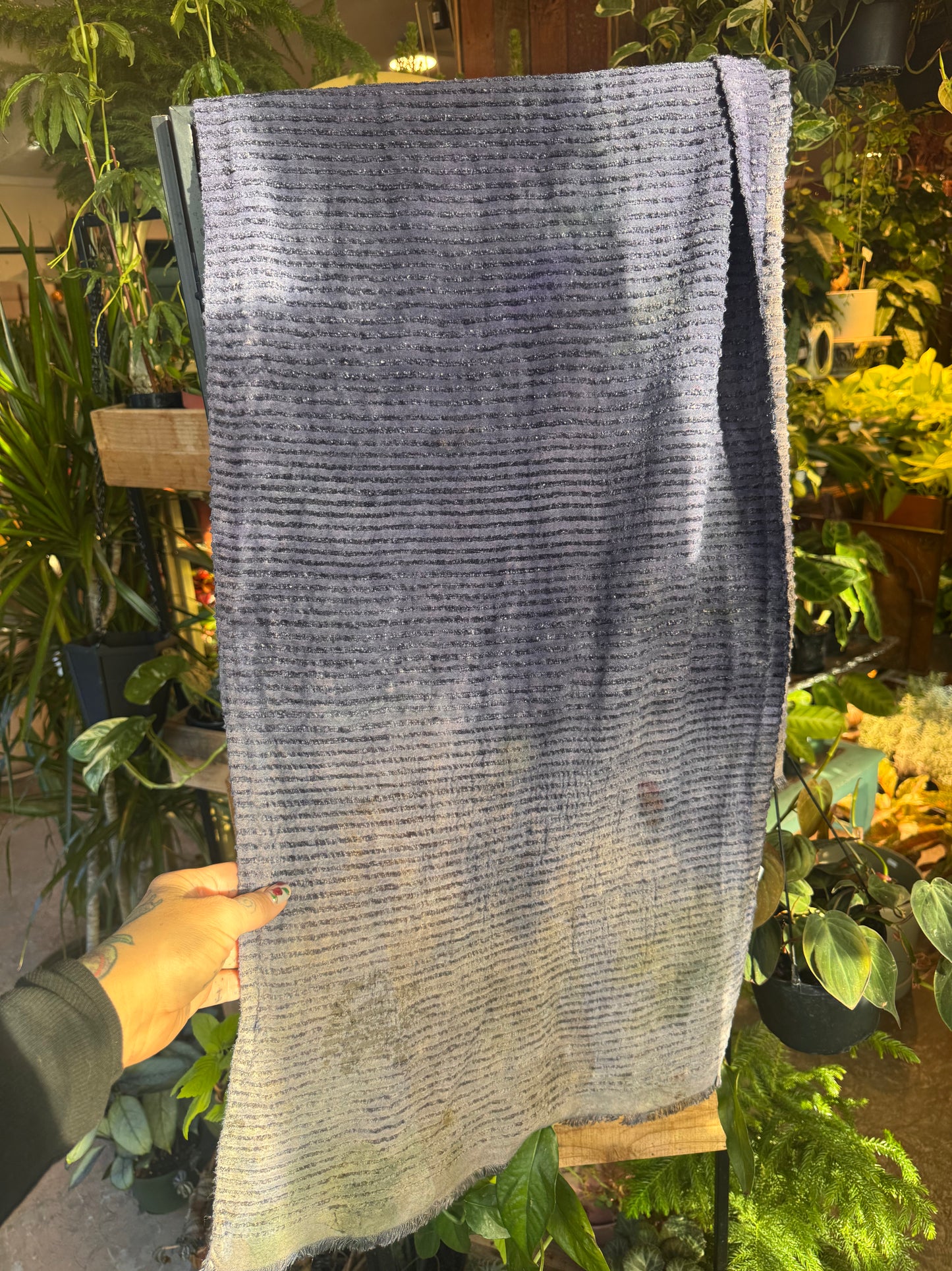 Botanically Dyed Peace Silk Scarf