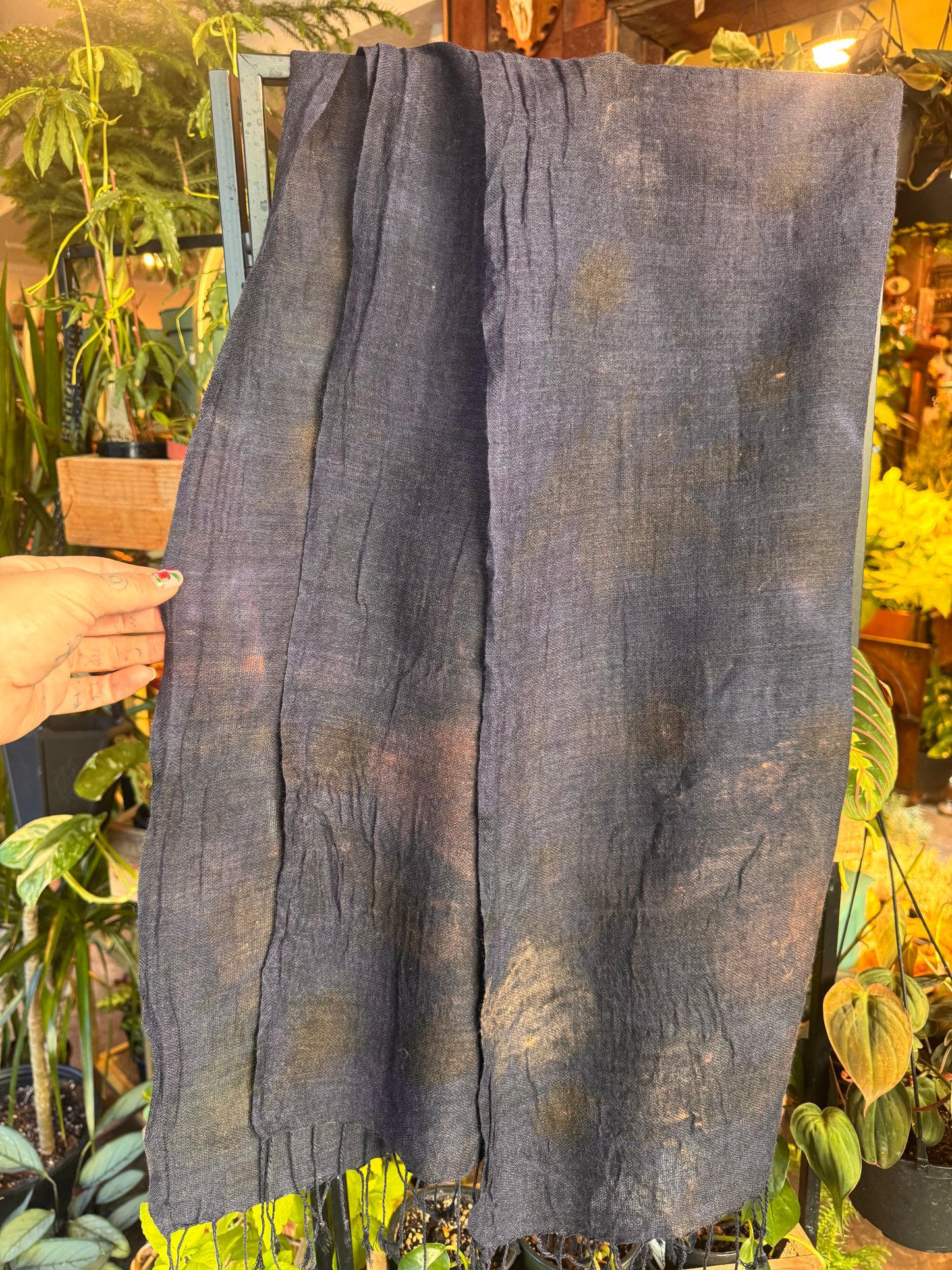 Botanically Dyed Merino Scarf