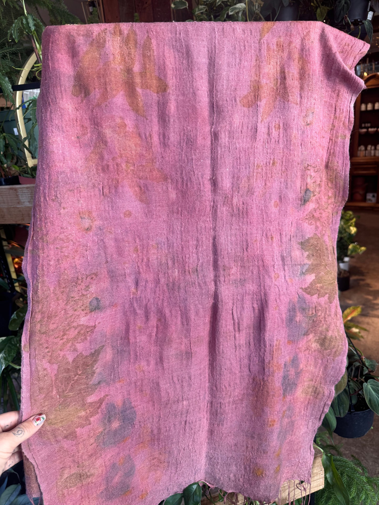 Botanically Dyed Merino Scarf