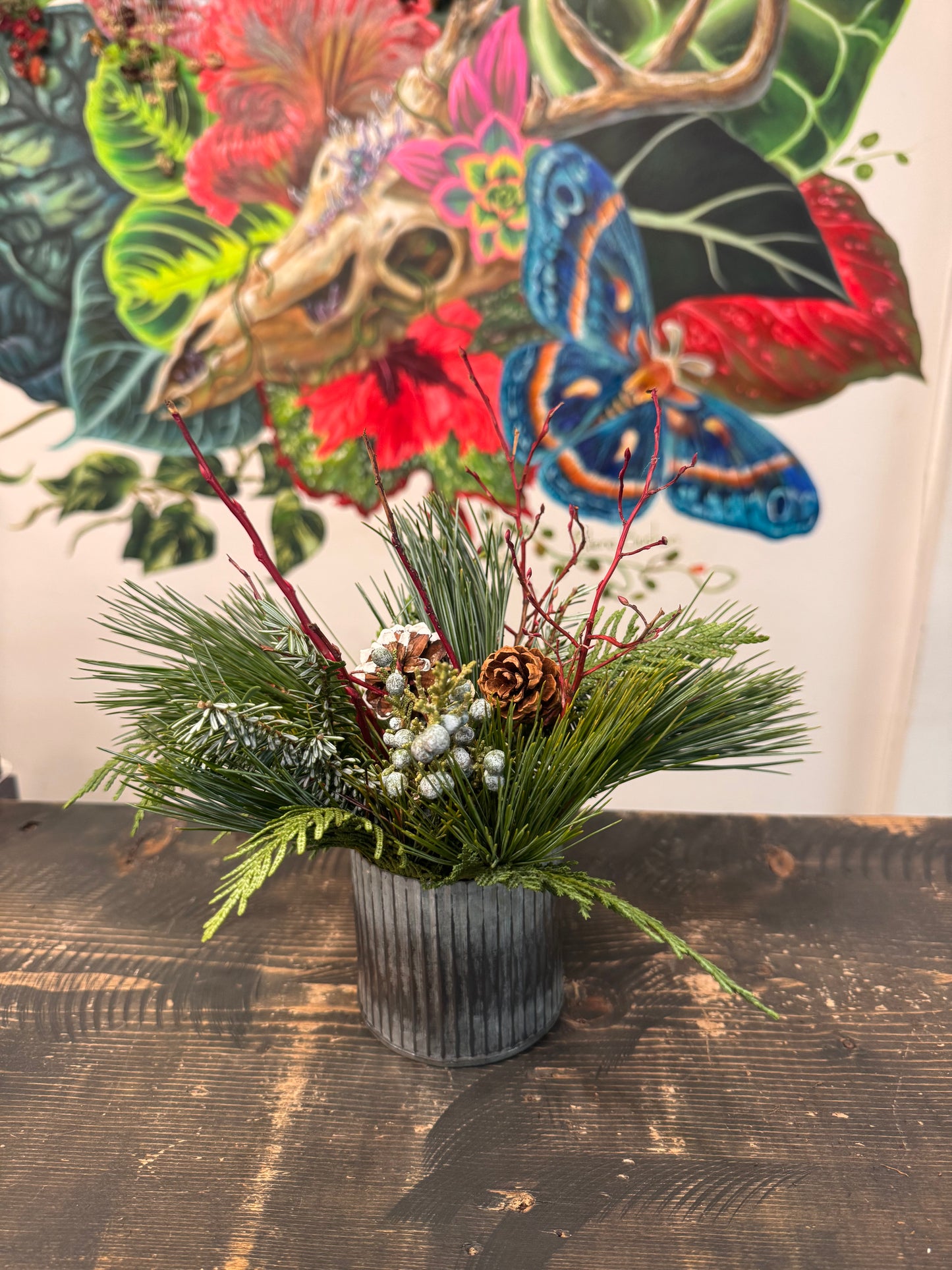 Holiday Table arrangement