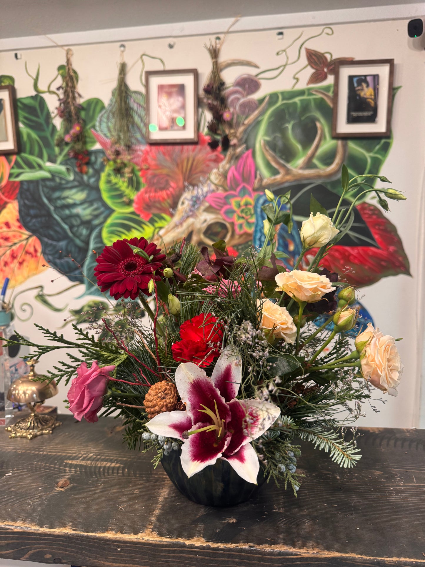 Holiday Table arrangement