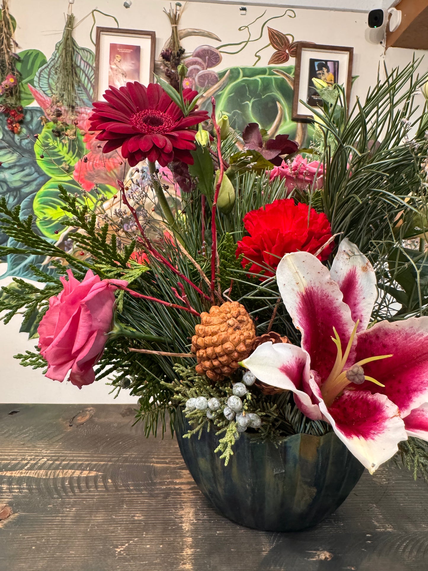 Holiday Table arrangement