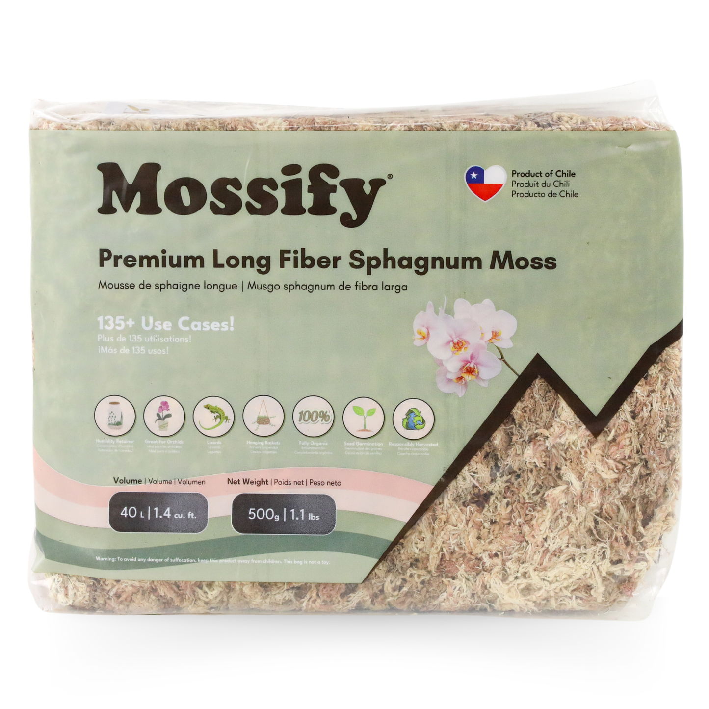 Long Fibre Sphagnum Moss Mossify