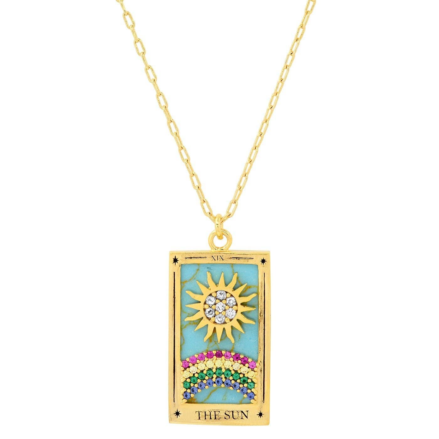 Tarot Card Necklace | The Sun