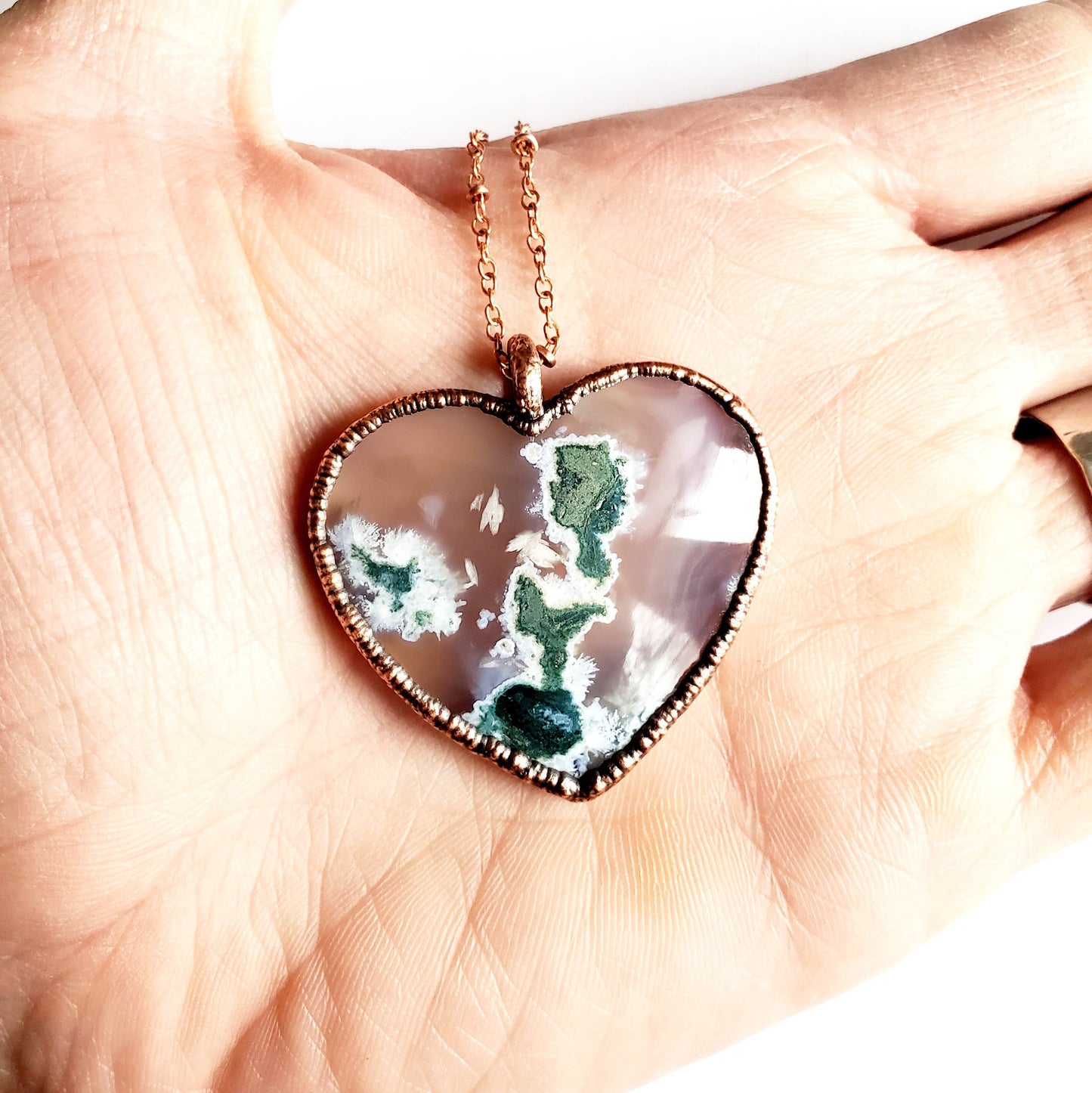 Gemstone Heart Necklace