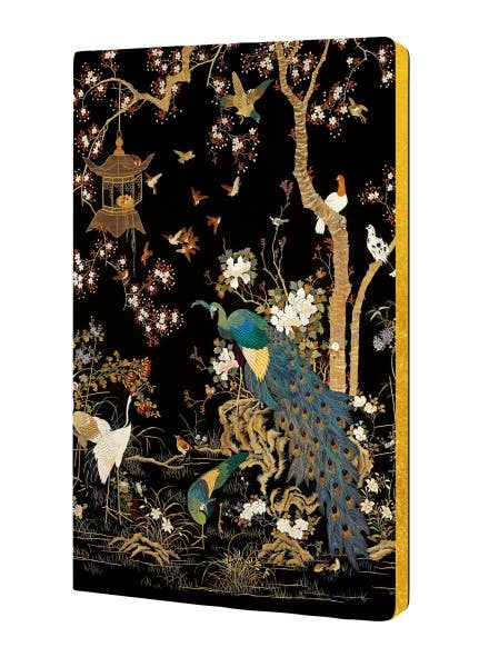 Peacock Soft Touch Journal