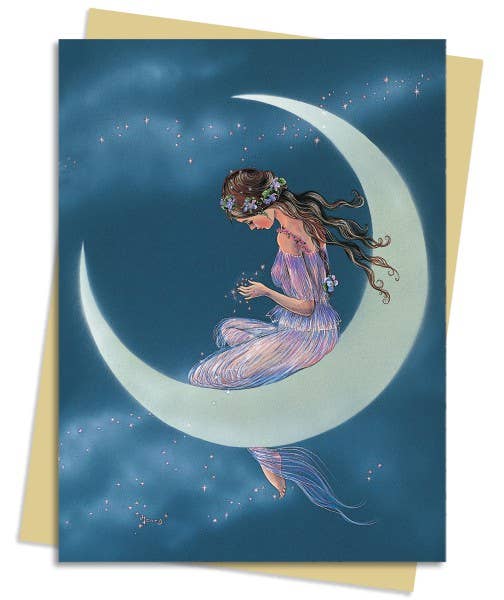 Moon Maiden Greeting Card