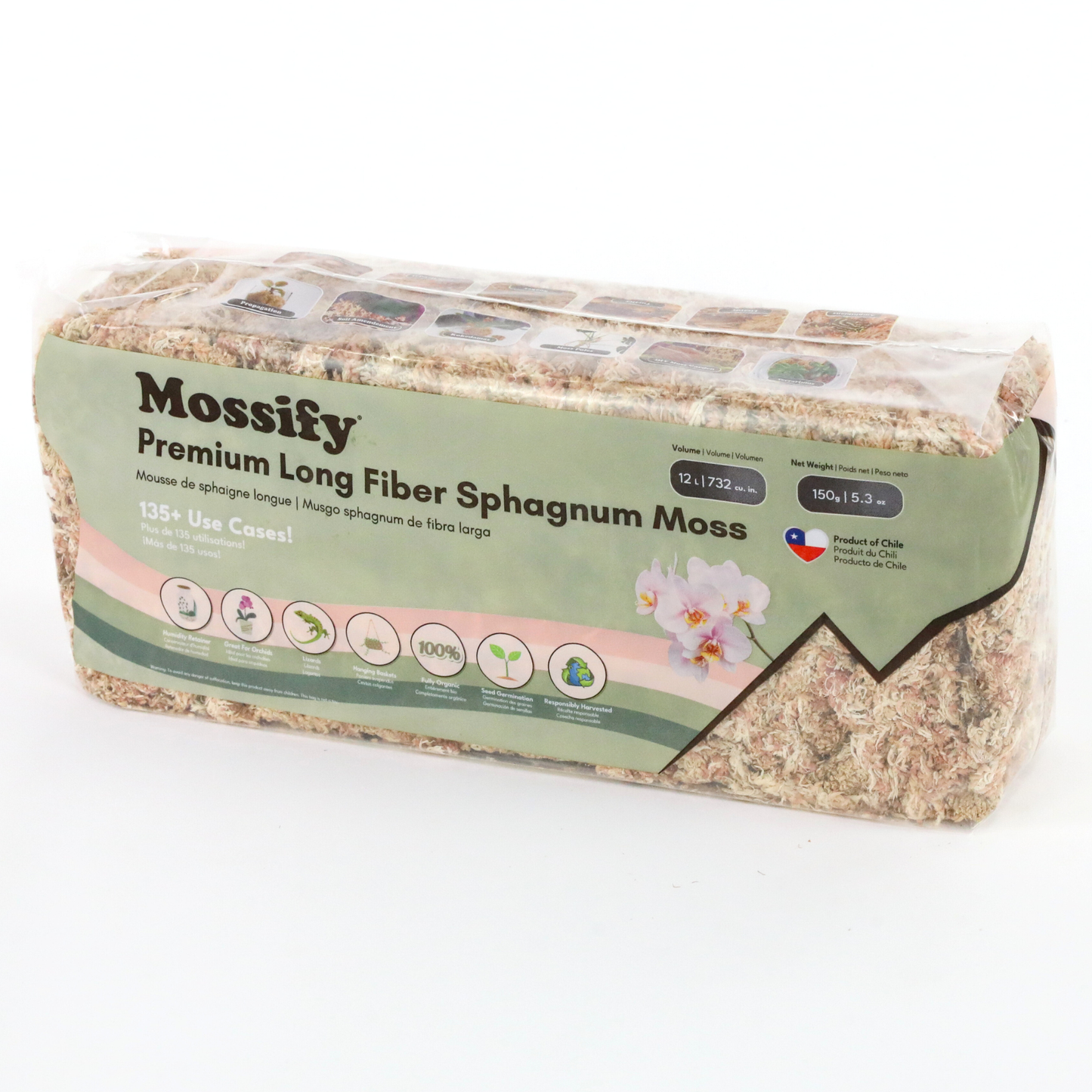Long Fibre Sphagnum Moss Mossify
