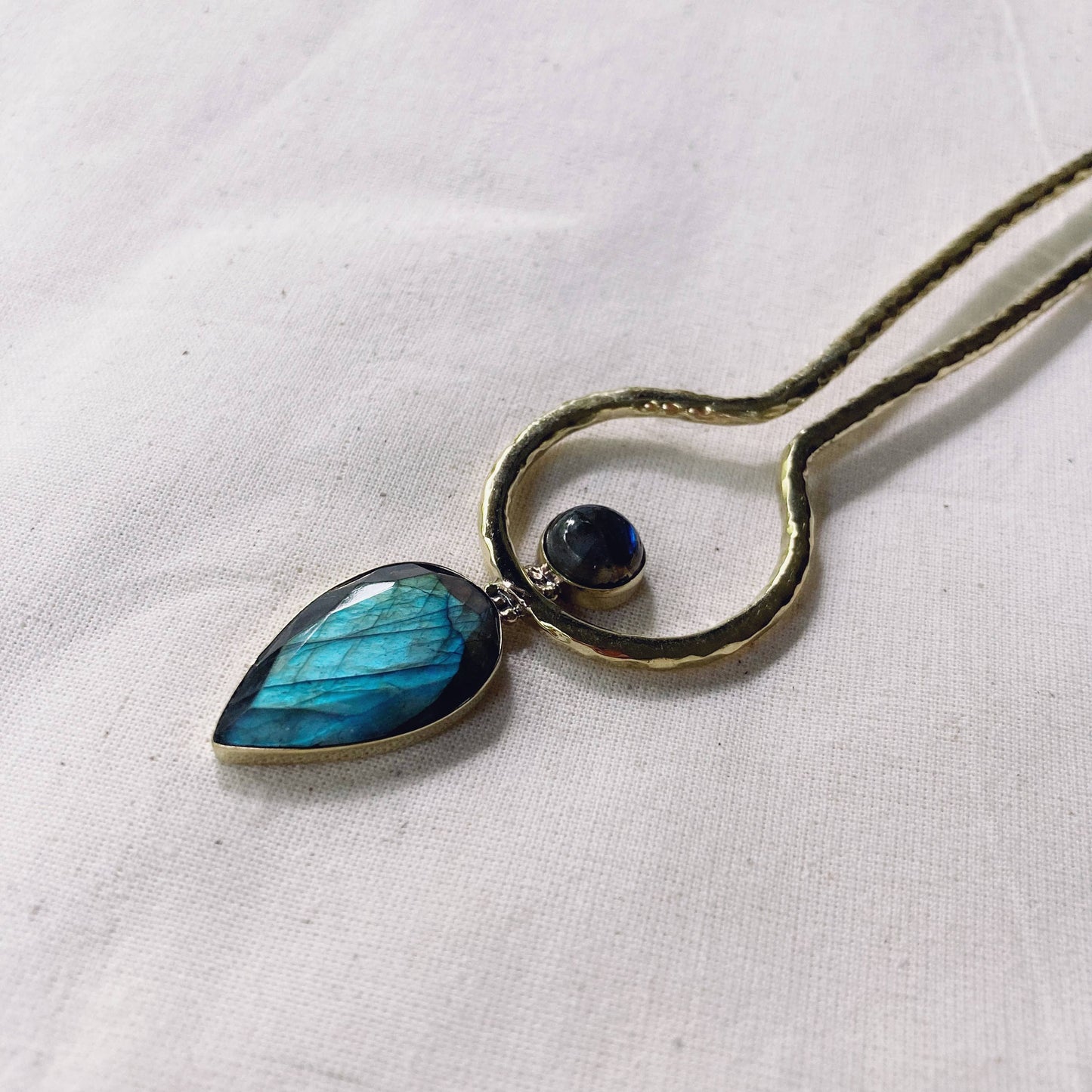 Labradorite Hair Pin