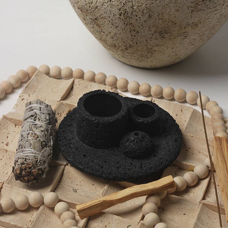 Sage Thread Peruvian Sacred Wood Burning Holder