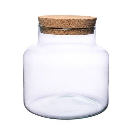 Terrarium Wide Cork Jar