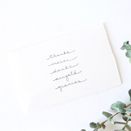 Thank You Languages | Greeting Card