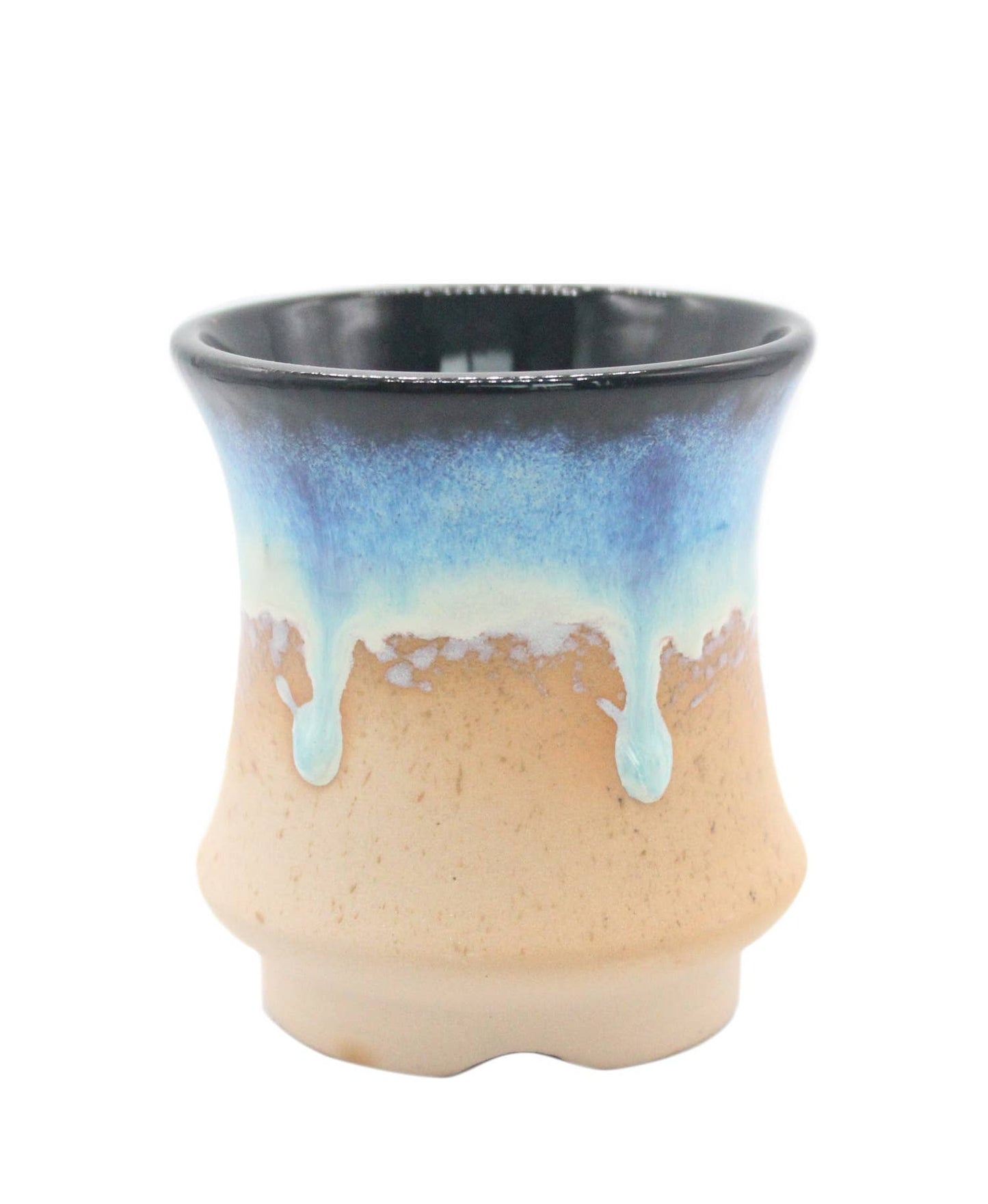 Ceramic Navy Drip Pot