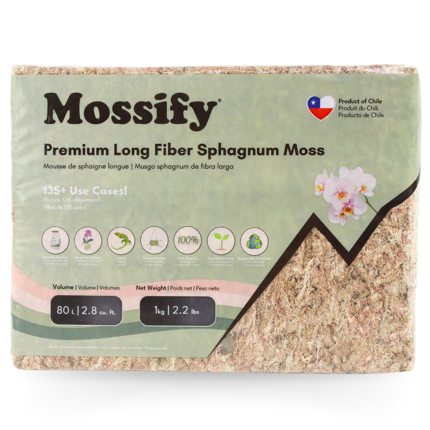 Long Fibre Sphagnum Moss Mossify
