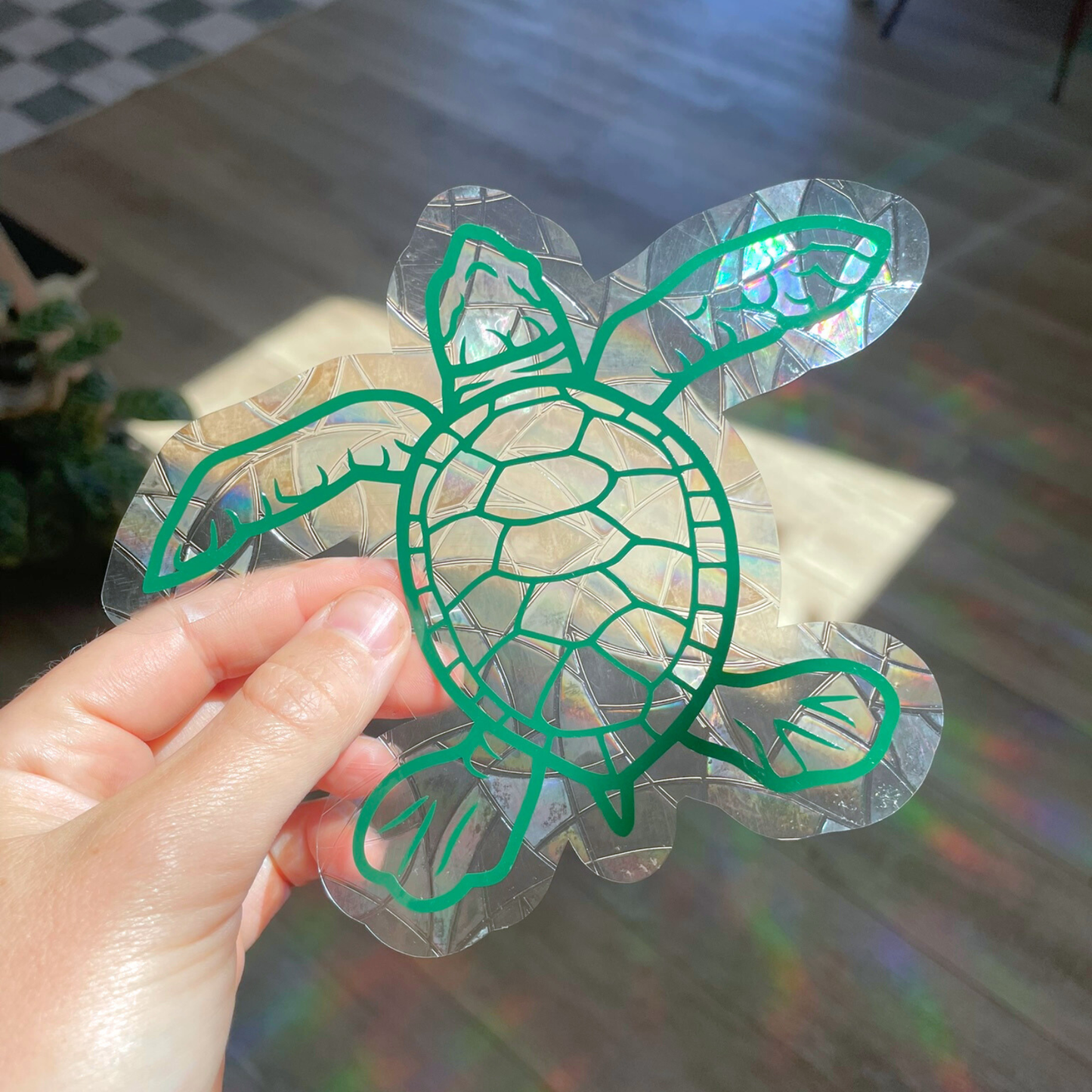 Suncatcher Sticker  Turtle