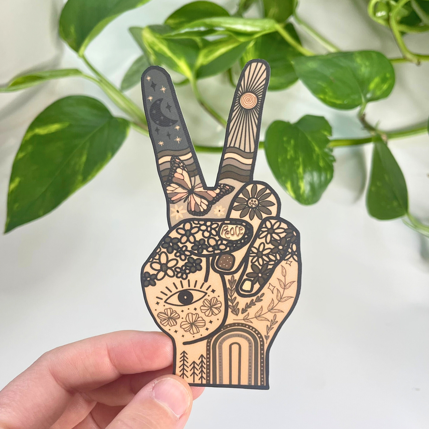 Sticker Peace Hand