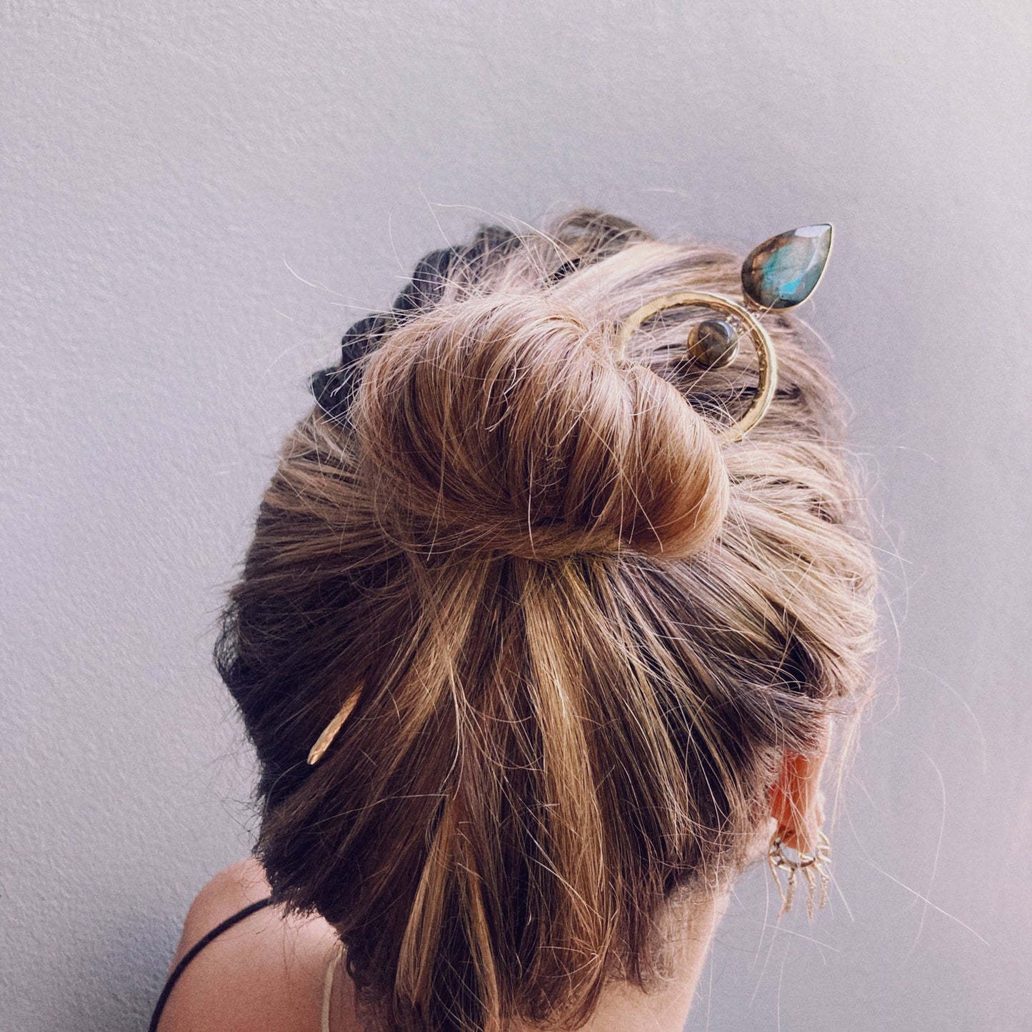 Labradorite Hair Pin