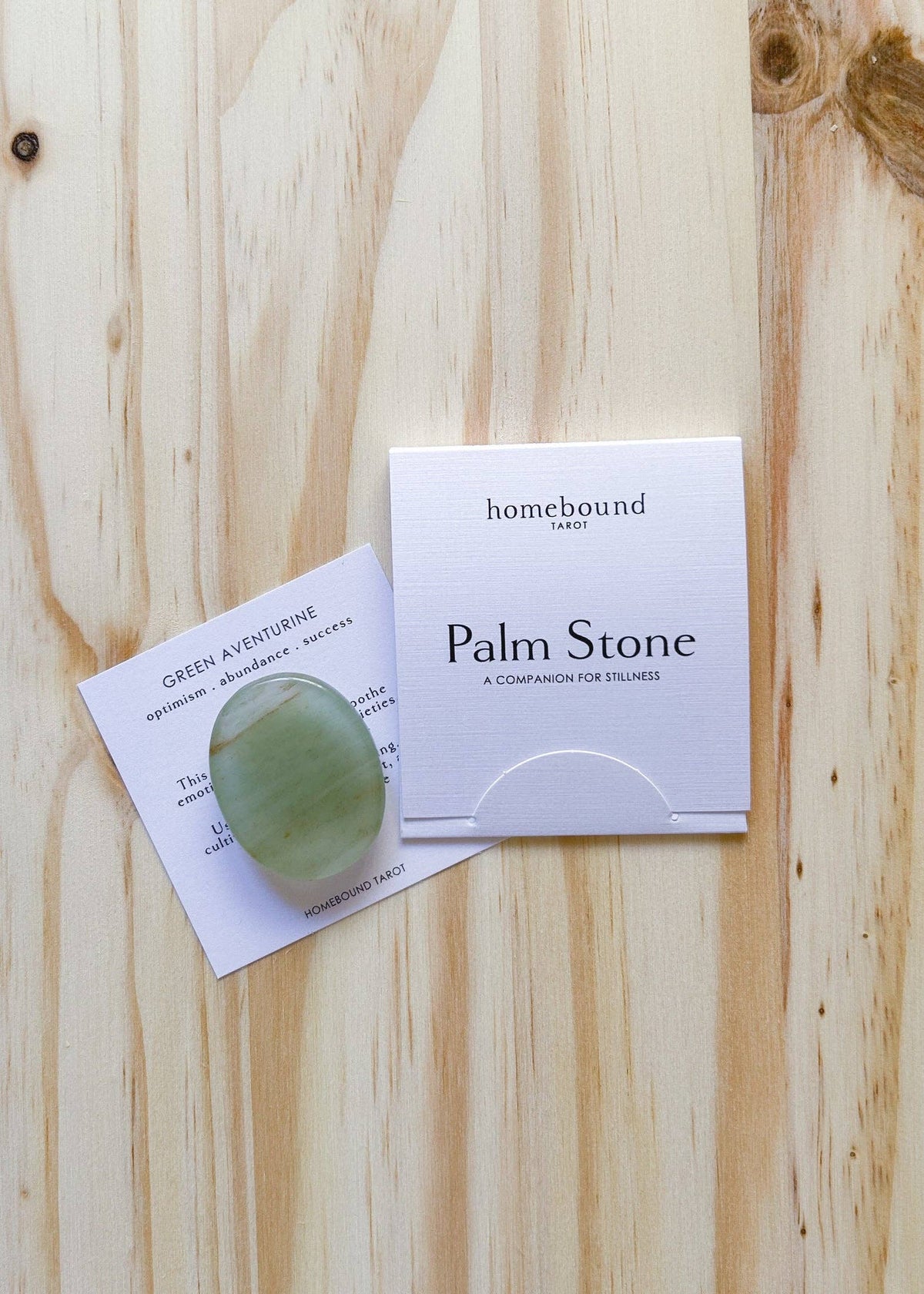 Palm Stone | Green Aventurine