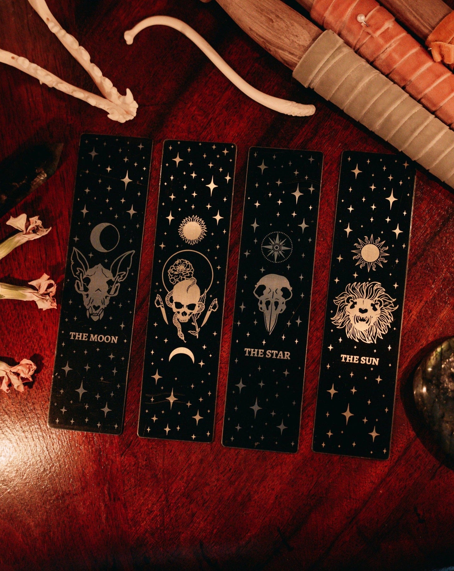 Tarot Card Bookmark Metal