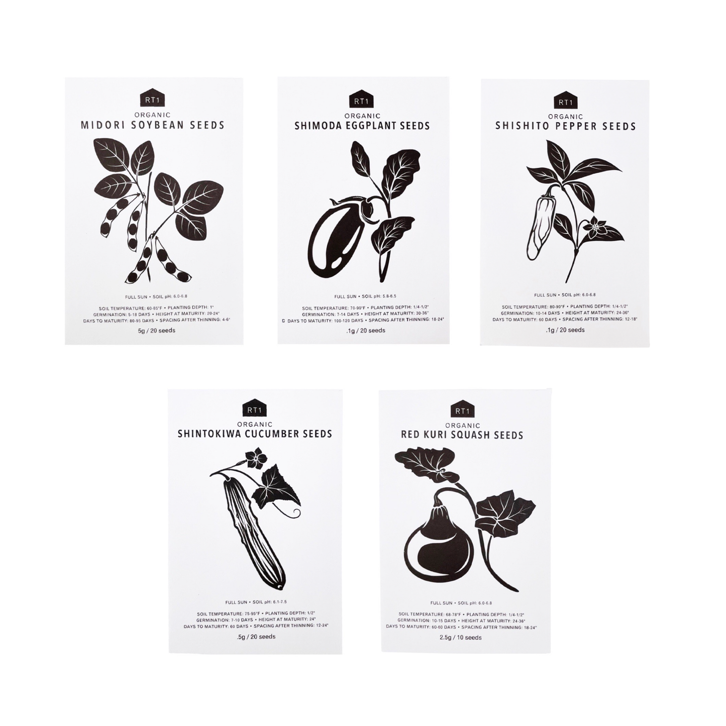 Seeds | JAPANESE SPRING VEG MIX 5 PK