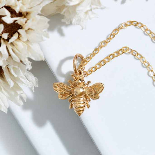 Tiny Bee Necklace