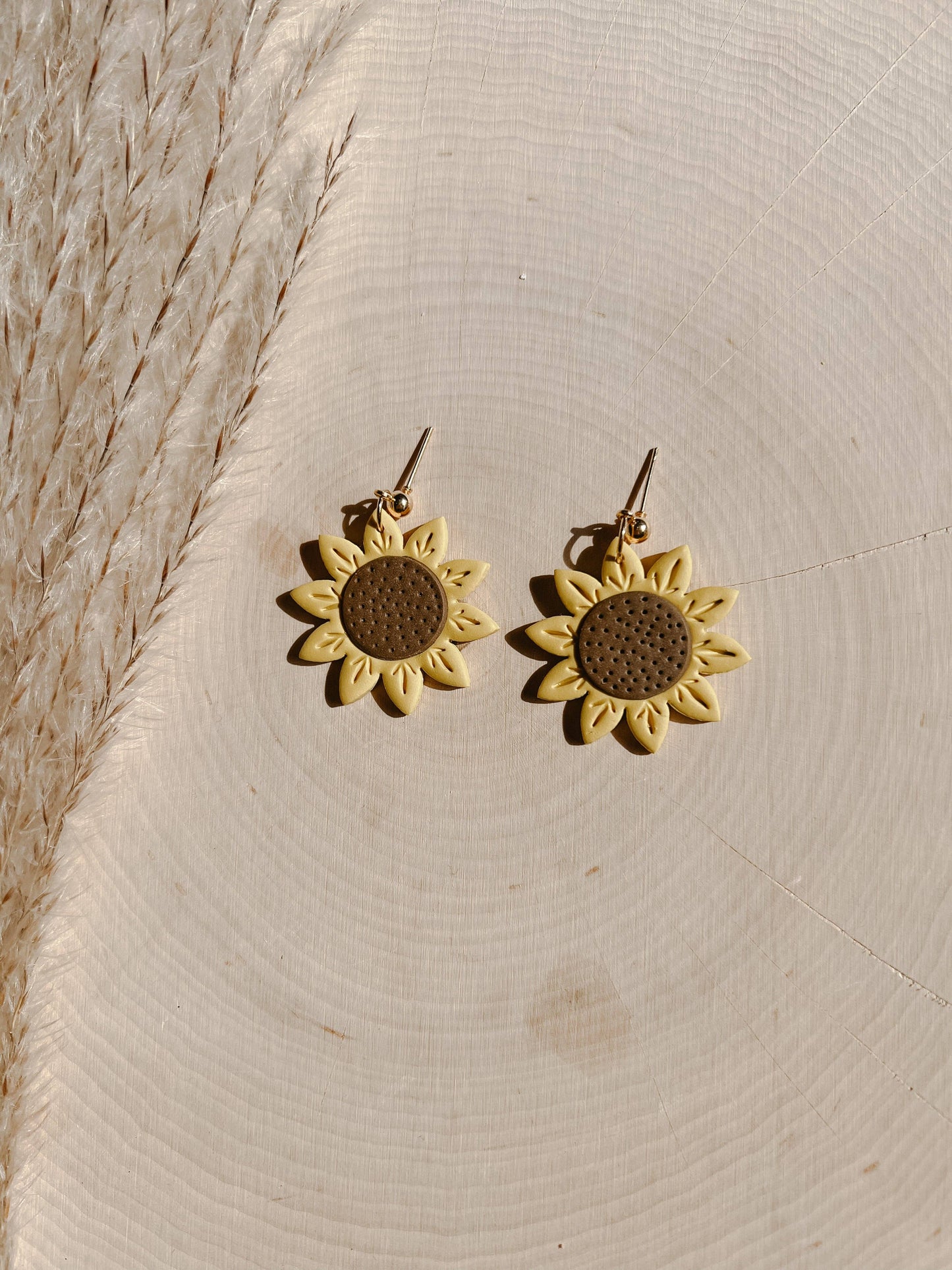 Earrings | Boho Sunflower Dangle