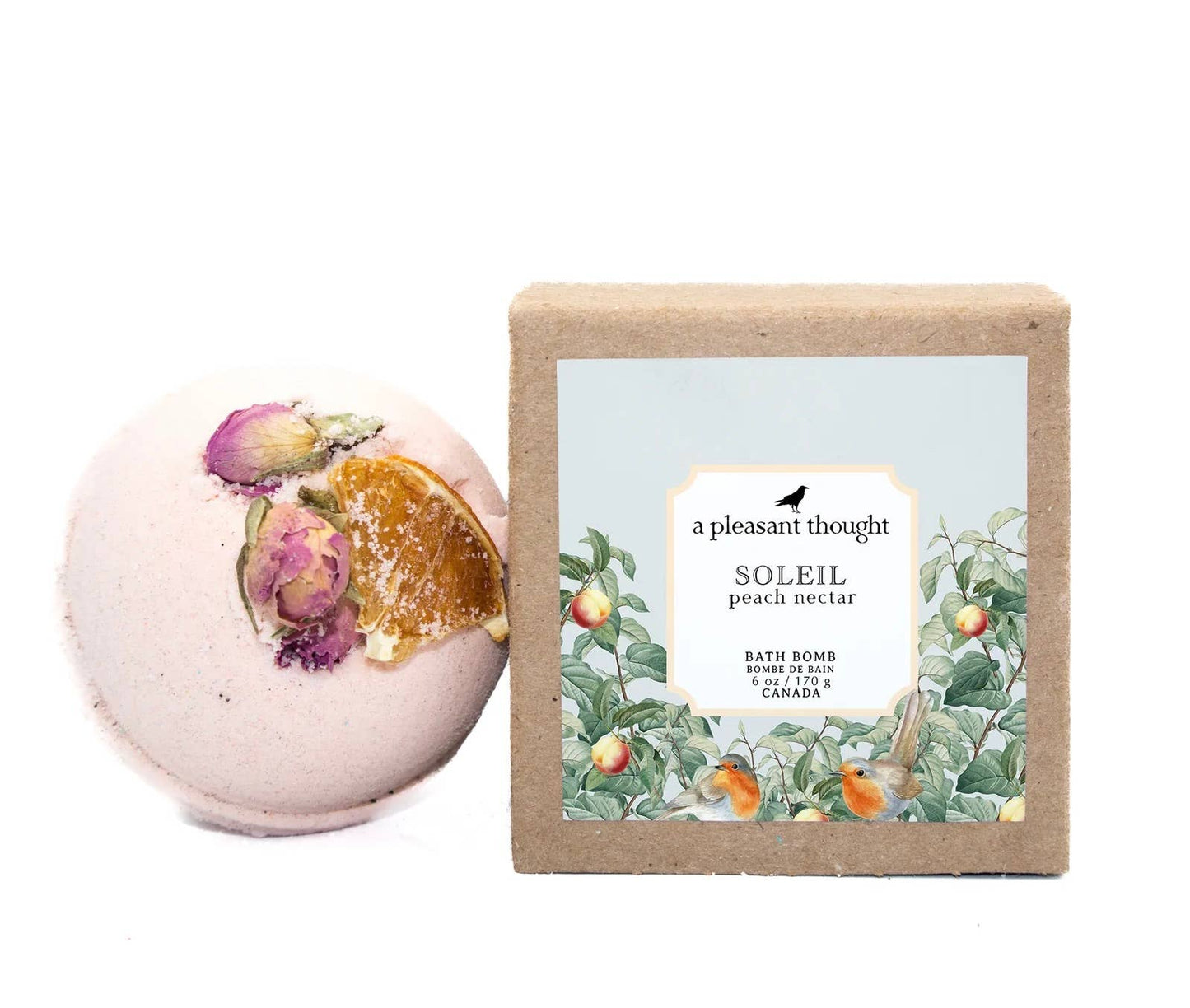 SOLEIL Peach Nectar| BATH BOMB