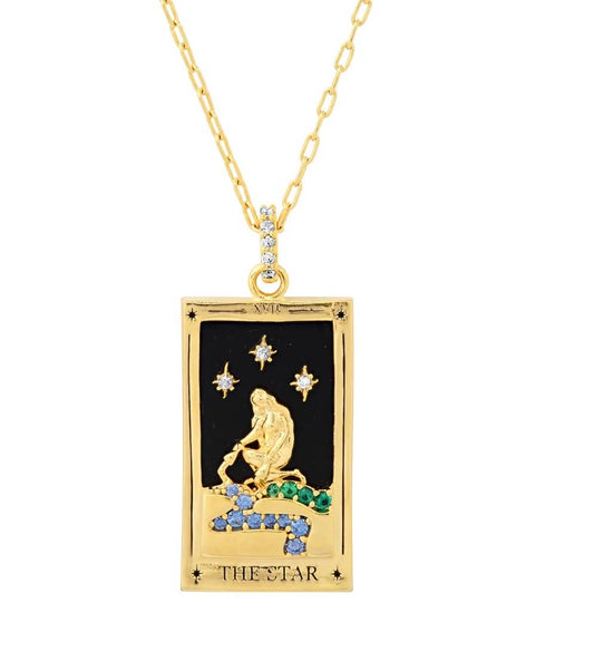Tarot Card Necklace | The Star