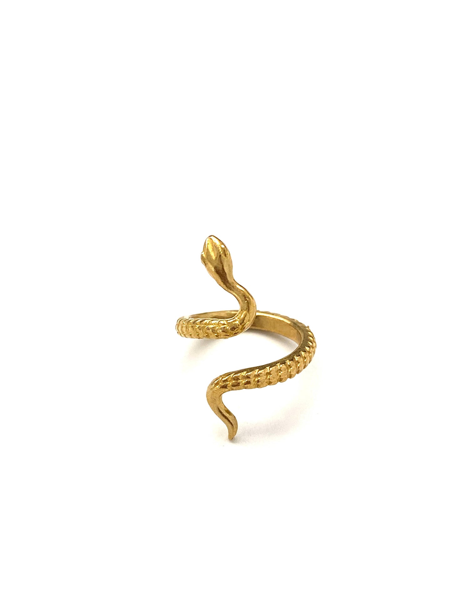 Boho Girl | Kaa Snake Brass Ring