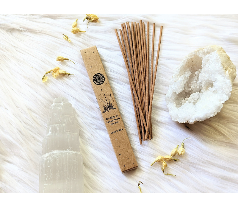 Jasmine and Cedarwood Incense Sticks | Goddess Provisions