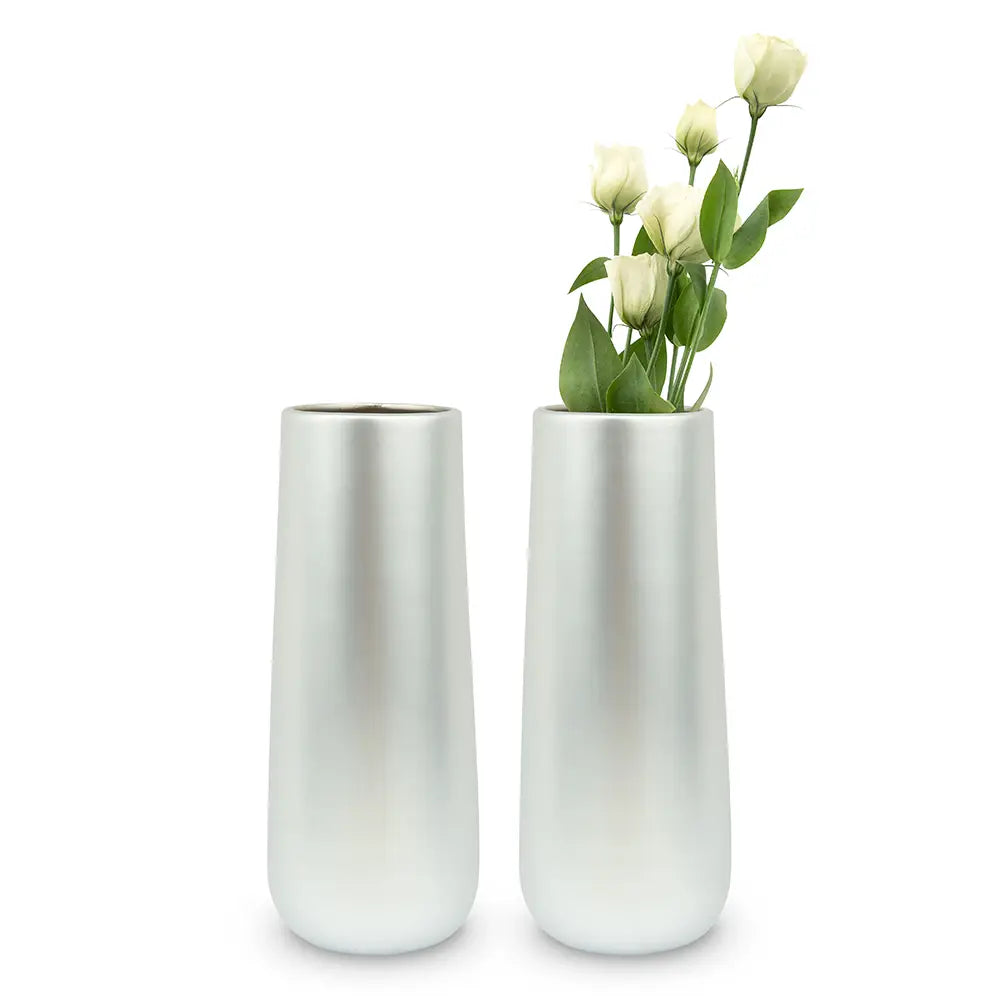 Metallic Tapered Tall  | Vase