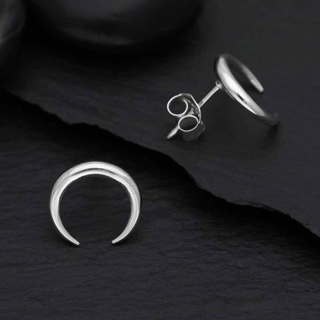 Nina Designs | Crescent Moon Earrings