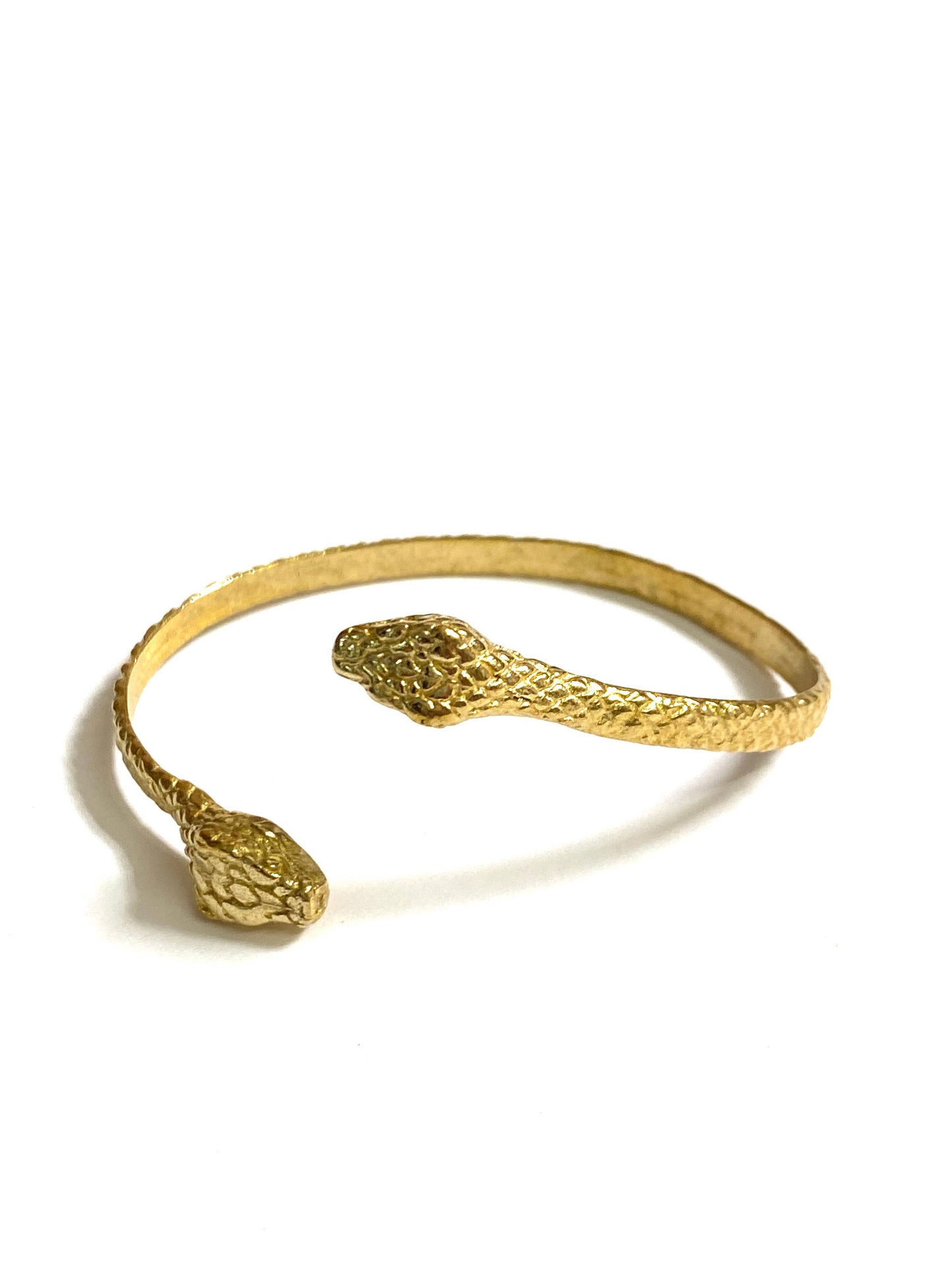 Boho Gal | Leda Snake Brass Cuff