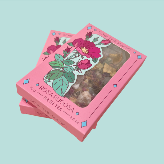 Rosa Rugosa | Tarot Botanical Bath Tea Box