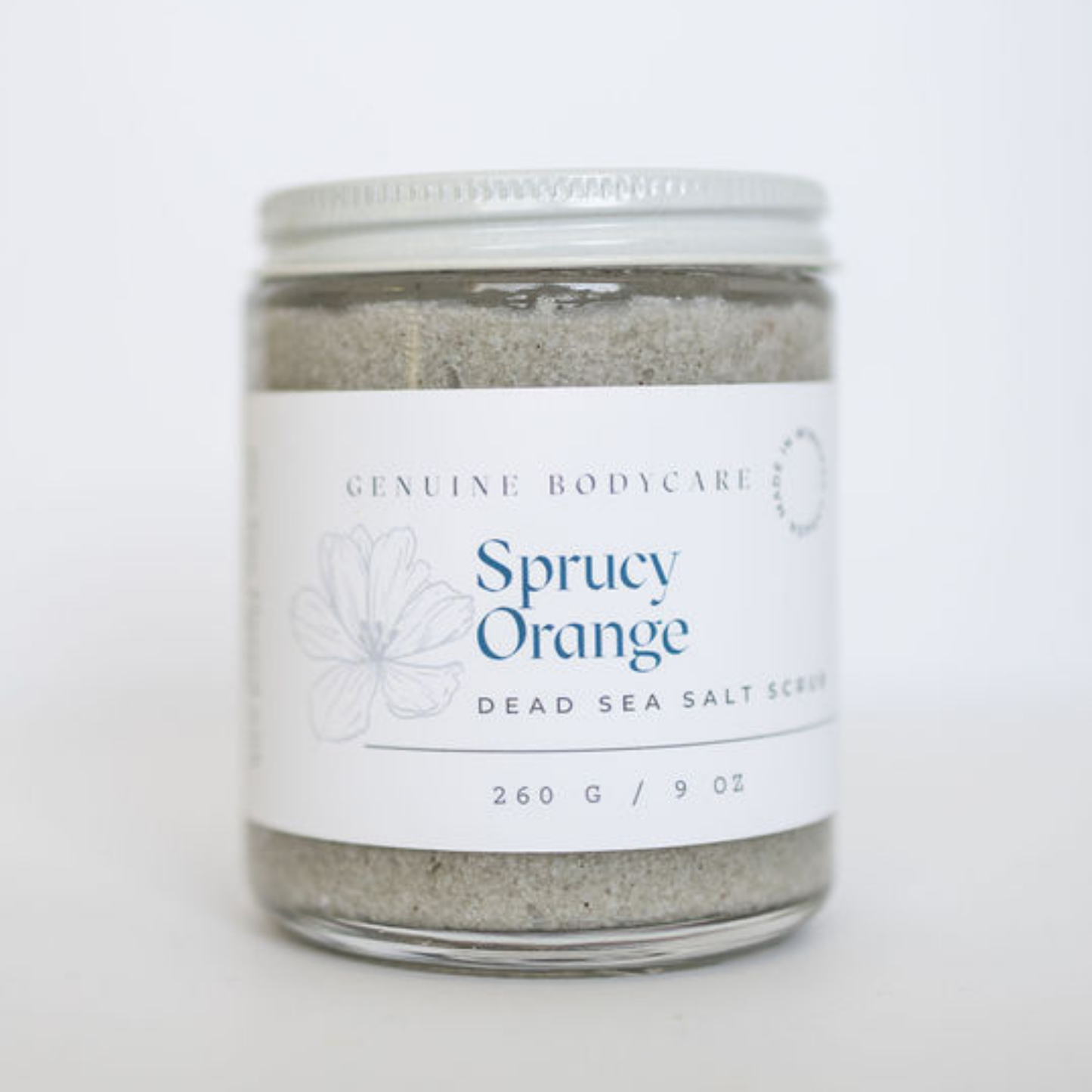 Sprucy Orange Dead Sea Salt Scrub