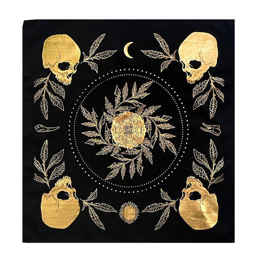 Tarot Table/Alter Cloth |Teeth and Bone