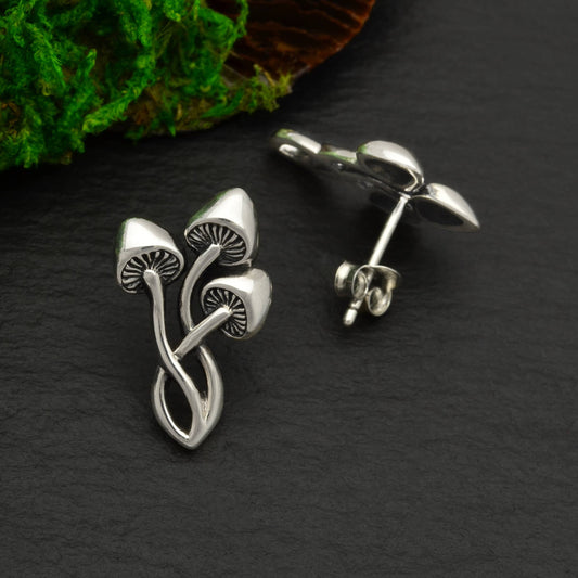 Nina Designs | Mushroom Trio Earrings