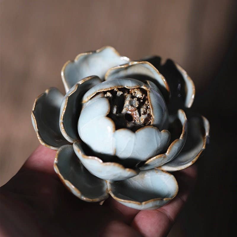 Lotus Ceramic Incense Holder | Gohobi